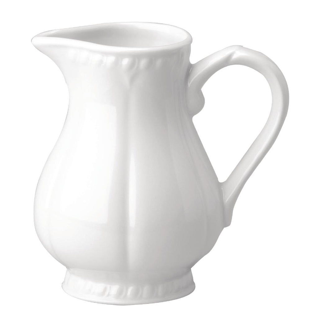 Churchill Buckingham White Milk Jugs 284ml (Pack of 4) - P870 Churchill Super Vitrified Churchill   