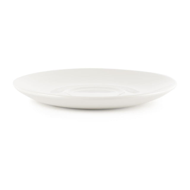 Churchill Plain Whiteware Saucers 160mm (Pack of 24) - P884 Churchill Super Vitrified Churchill   