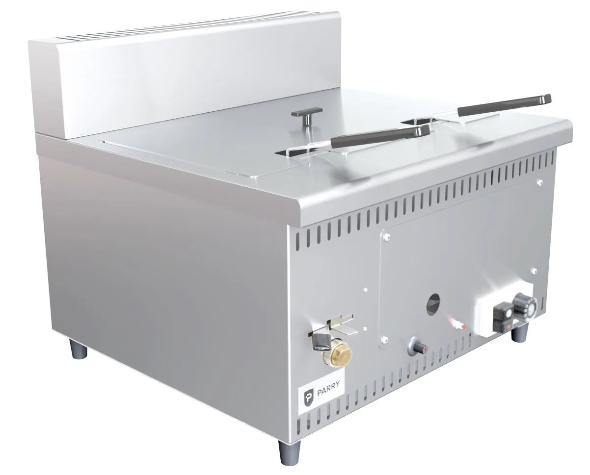 Parry 7.5L Propane Gas Table Top Fryer Single Tank 2 Basket Mobile Catering | AGF/P Countertop Gas Fryers Parry