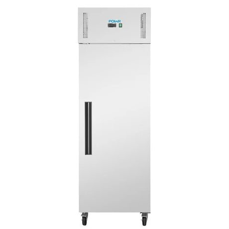 Polar G-Series Forced Air Upright Freezer 600Ltr Stainless Steel | PG593 Refrigeration Uprights - Single Door Polar