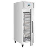 Polar G-Series Forced Air Upright Freezer 600Ltr Stainless Steel | PG593 Refrigeration Uprights - Single Door Polar