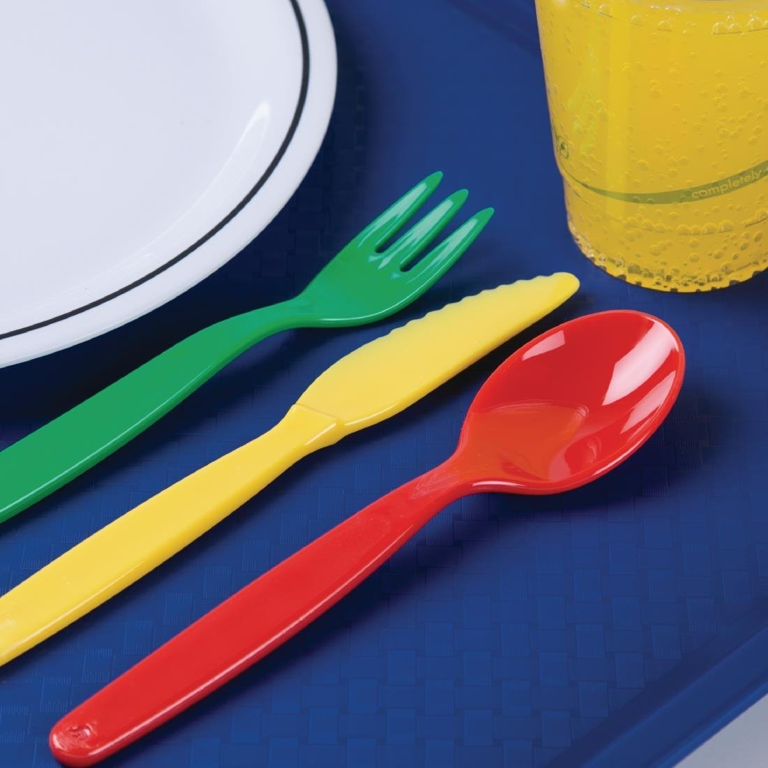 Olympia Kristallon Polycarbonate Spoons Red (Pack of 12) - DL122 Spoons Olympia
