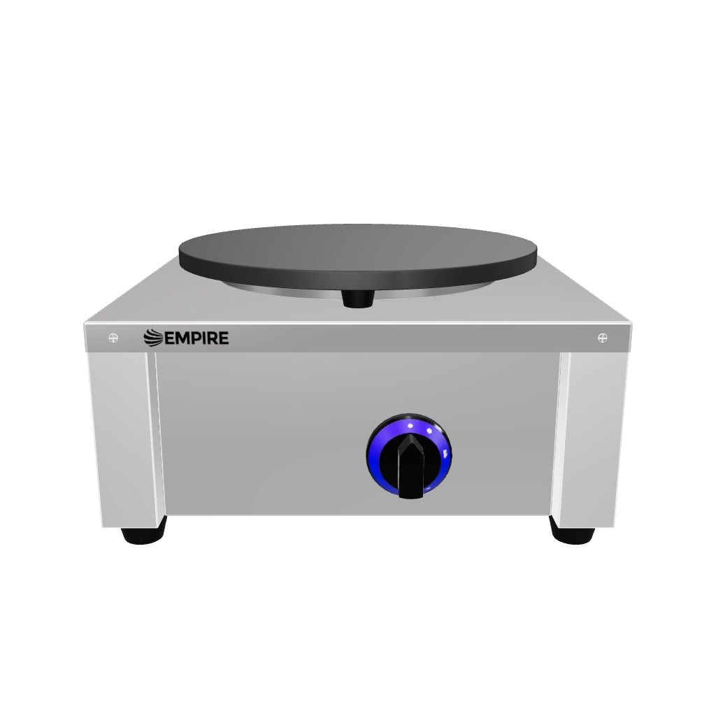 Empire Single Plate Gas Crepe Maker 400mm - EMP-BJL-1G-D-OZ Crepe Makers & Pancake Machines Empire