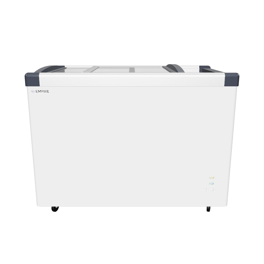 Empire Sliding Glass Lid Display / Ice Cream Chest Freezer 355 Litre Capacity - EMP-CF420P-GT Display Chest Freezers Empire