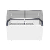 Empire Sliding Curved Glass Lid Display Ice Cream Counter Freezer - 9 × Pans & Basket - EMP-CF520QIC-GT Display Chest Freezers Empire