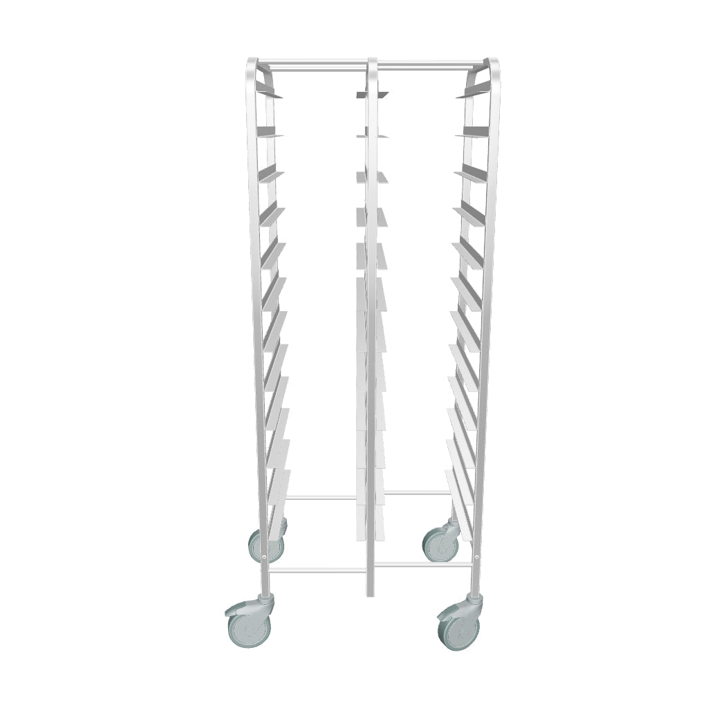 Empire Twin Stainless Steel GN 1/1 Racking Trolley 15 Tier - GNT-15TWIN GN & Racking Trolleys Empire