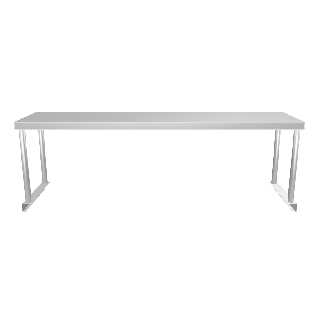 Empire Stainless Steel Single Tier Overshelf 1200mm | Commercial Kitchen Table Gantry | OS-1200 Stainless Steel Over Shelves Empire
