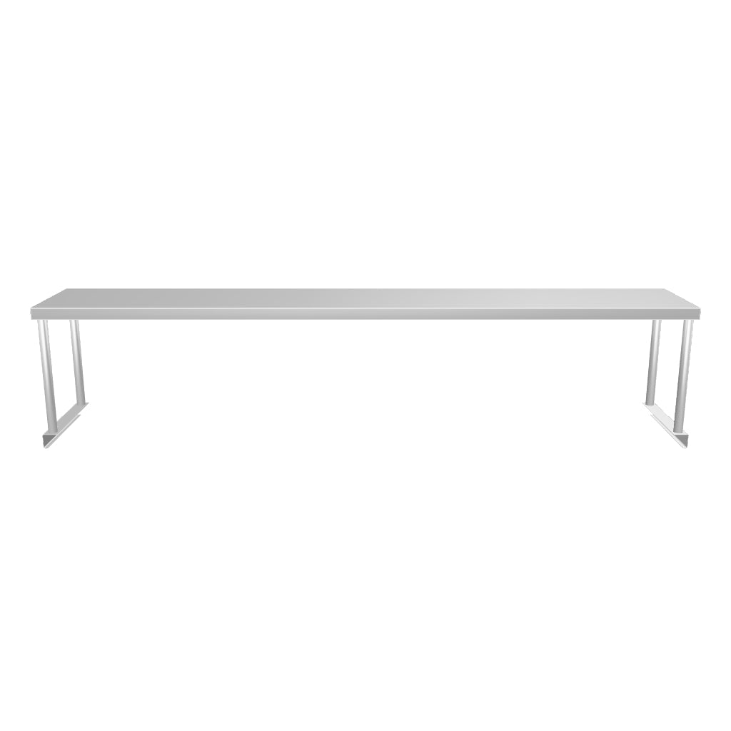 Empire Stainless Steel Single Tier Overshelf 1800mm | Commercial Kitchen Table Gantry | OS-1800 Stainless Steel Over Shelves Empire