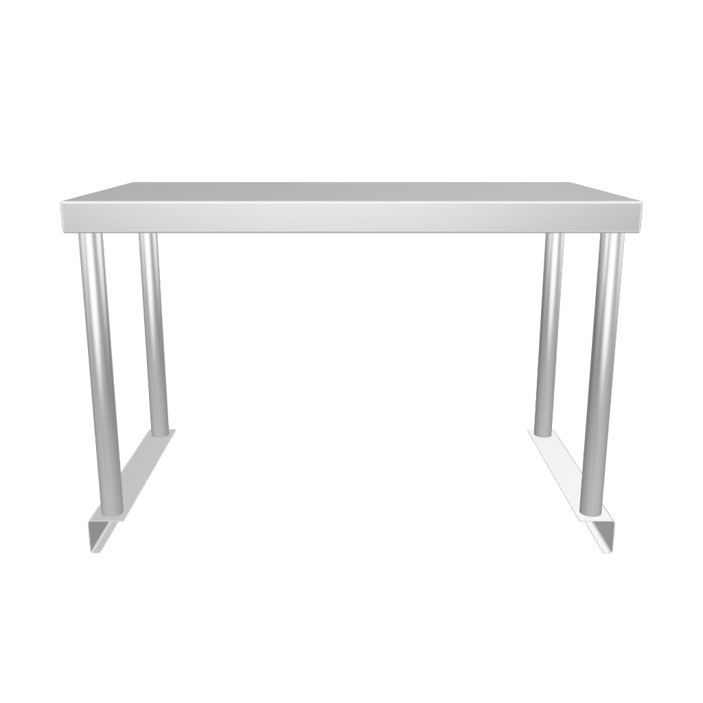 Empire Stainless Steel Single Tier Overshelf 600mm | Commercial Kitchen Table Gantry | OS-60 Stainless Steel Over Shelves Empire