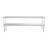 Empire Stainless Steel Double Tier Overshelf 1800mm | Commercial Kitchen Table Gantry | OSD-1272 Stainless Steel Over Shelves Empire