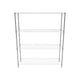 Empire 4-Tier Heavy-Duty Wire Shelving Unit | 1500mm Wide, 120kg Per Shelf Storage Rack – RACK-1500 Chrome Wire Shelving and Racking Empire