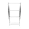 Empire 4-Tier Heavy-Duty Wire Shelving Unit | 750mm Wide, 120kg Per Shelf Storage Rack – RACK-750 Chrome Wire Shelving and Racking Empire