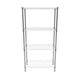 Empire 4-Tier Heavy-Duty Wire Shelving Unit | 750mm Wide, 120kg Per Shelf Storage Rack – RACK-750 Chrome Wire Shelving and Racking Empire