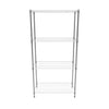 Empire 4-Tier Heavy-Duty Wire Shelving Unit | 900mm Wide, 120kg Per Shelf Storage Rack – RACK-900 Chrome Wire Shelving and Racking Empire
