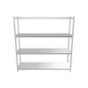 Empire 4-Tier Stainless Steel Shelf Rack – 1800mm Wide Heavy-Duty Hygienic Storage Unit | EMP-SR18050B2-1 Chrome Wire Shelving and Racking Empire