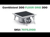 Combisteel Kitchen Drainage Floor Gully 300 x 300mm Fixed Horizontal - 7075.0100