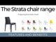 Tabilo Strata Polypropylene Chair - Anthracite Canteen / Break out chair Tabilo