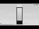 Empire Single Door Display Cooler – 375L Commercial Fridge with Merchandising Canopy | CL-370 Upright Double Glass Door Chillers Empire