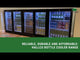 Hallco Double Door 200L Bottle Cooler – Sliding Door Commercial Undercounter Back Bar Fridge | HC2BK-SD Double Door Bottle Coolers HALLCO