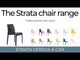 Tabilo Strata Polypropylene Chair - Anthracite Canteen / Break out chair Tabilo