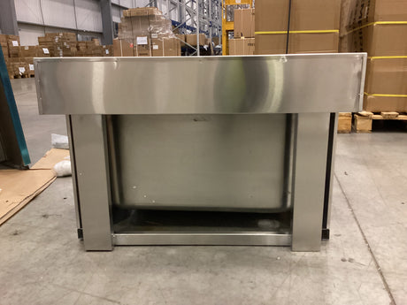 Empire Single Pot Wash Sink – Stainless Steel Catering Sink with Undershelf | PW-800-CB-1 - Graded Item Pot Wash Sinks Empire