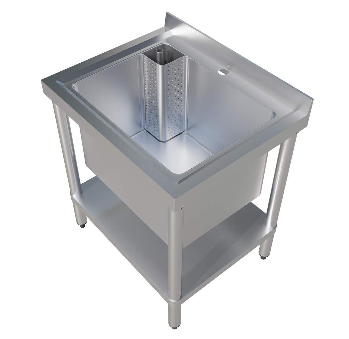 Empire Stainless Steel Midi Pot Wash Sink with Undershelf - PW-750-CB-1 Pot Wash Sinks Empire   