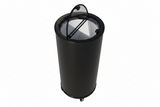 Empire Drinks Can Bottle Dump Impulse Barrel Mobile Cooler Black - EMP-CC77 Single Door Bottle Coolers Empire