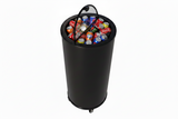 Empire Drinks Can Bottle Dump Impulse Barrel Mobile Cooler Black - EMP-CC77 Single Door Bottle Coolers Empire