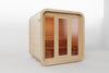 Kove 3-4 Person Spruce Cube Sauna with Front Porch & 6kW Electric Heater | KOVE-CUBE4 Outdoor Cube Saunas Kove Designs