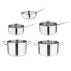 Special Offer Vogue Stainless Steel Casserole, Stew and Sauté Pan Set (Pack of 5) - S121 Casserole & Stew Pans Vogue