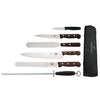 Victorinox 6 Piece Rosewood Knife Set with 25cm Chefs Knife with Wallet - S189  Victorinox   