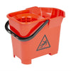 Jantex Colour Coded Mop Bucket Red - S222  Jantex   