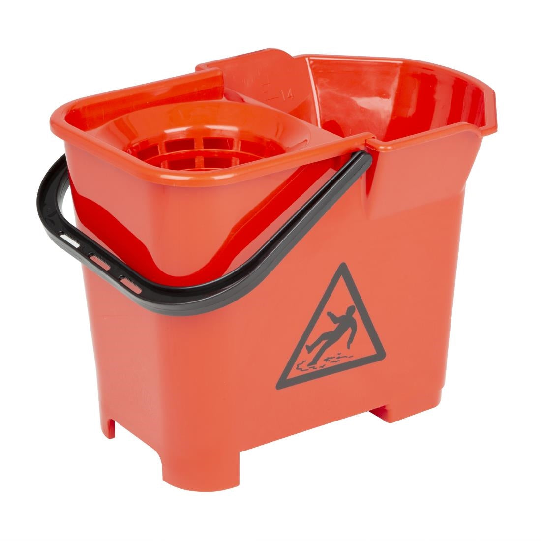 Jantex Colour Coded Mop Bucket Red - S222  Jantex   
