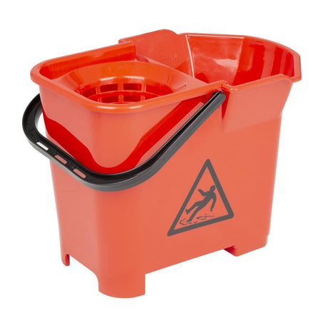 Jantex Colour Coded Mop Bucket Red - S222  Jantex   
