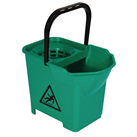 Jantex Colour Coded Mop Bucket Green - S224  Jantex   