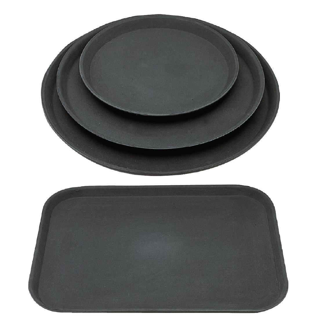 Special Offer Olympia Kristallon Polypropylene Non-Slip Trays Combo (Pack of 12) - S440  Olympia   