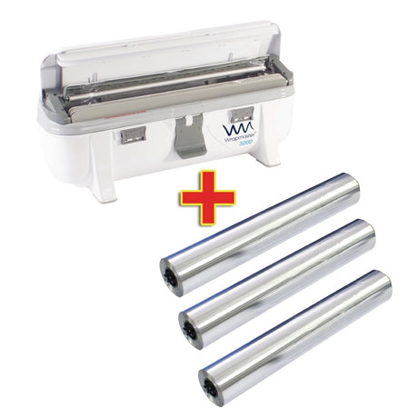 Special Offer Wrapmaster 3000 Dispenser and 3 x 90m Foil - S598  Wrapmaster   