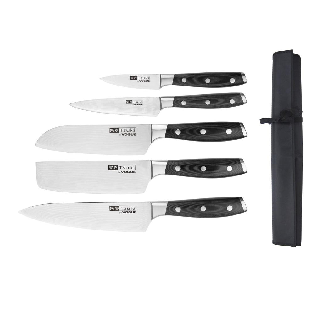 Vogue Tsuki 5 Piece Series 7 Knife Set and Wallet - S617  Vogue   
