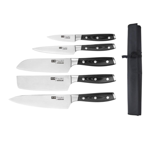 Vogue Tsuki 5 Piece Series 7 Knife Set and Wallet - S617  Vogue   