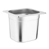 Vogue Stainless Steel Gastronorm Tray Set with Lids 1/6 (Pack of 6) - SA243  Vogue   