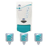 Deb Antibac Soap Dispenser and 3 Unperfumed Antibacterial Foam Hand Soaps 1Ltr - SA455  SCJ Professional   
