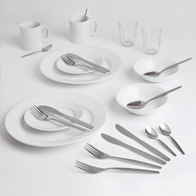 Student Accommodation Crockery and Cutlery Set - SA460  Olympia   