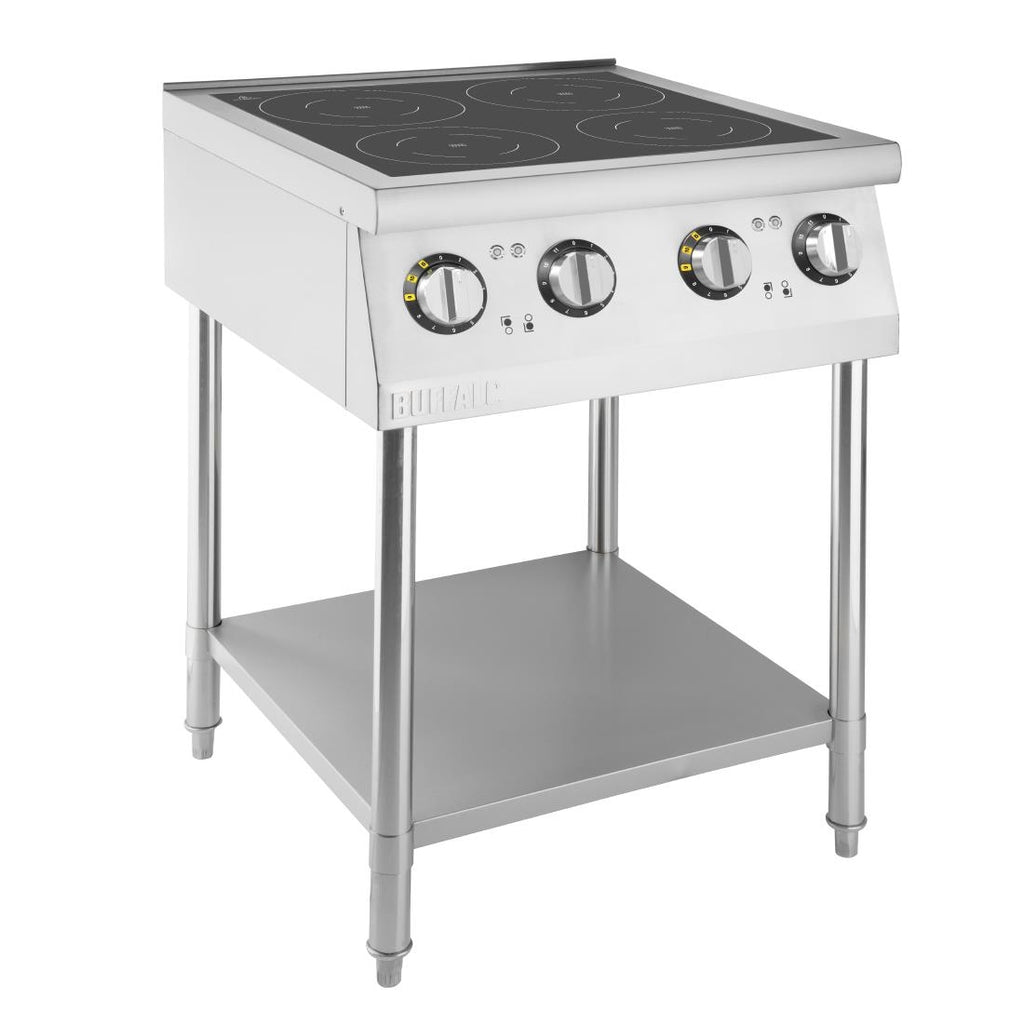 Buffalo Freestanding 4 Zone Induction Hob 2x 3kW - SA780  Buffalo   