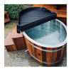 Empire Kove Ice Bath Large – Cedar Wood Cold Plunge with 304 Stainless Steel Liner & Step Ladder | KOVE-ICE2 Ice Baths & Cold Plunges Kove Designs