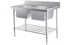 Simply Stainless Double Bowl Sink - SS061200 - Graded Item Double Bowl Sinks Simply Stainless