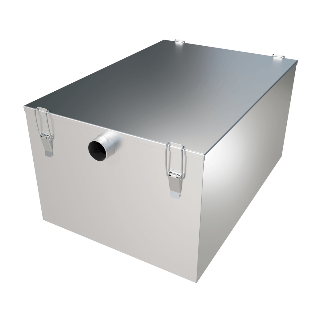 Stainless Steel Grease Trap 75 Litre Capacity - 18KGB-SS Grease Traps / Interceptors - Stainless Steel Empire   