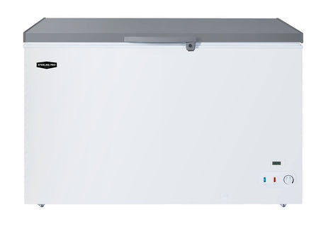 Sterling Pro Cobus Stainless Steel Lid Chest Freezer 350 Litres | SP350CFSS Chest Freezers Sterling Pro