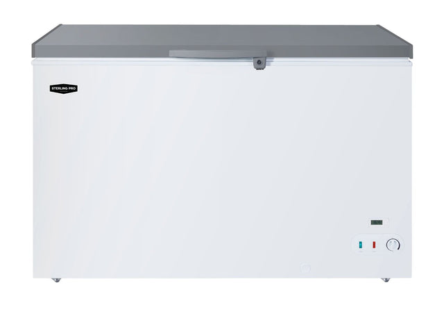 Sterling Pro Cobus Stainless Steel Lid Chest Freezer 350 Litres | SP350CFSS Chest Freezers Sterling Pro