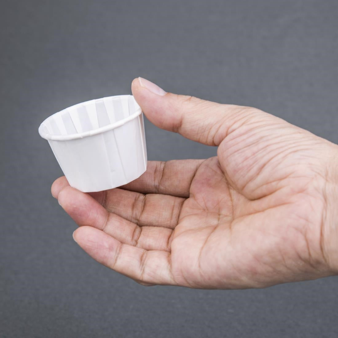 4 Aces Recyclable Paper Sauce Pots Medium 2oz (Pack of 250) - CX081 Condiment Pots & Soup Cups 4 Aces   