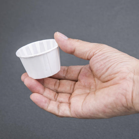 4 Aces Recyclable Paper Sauce Pots Medium 2oz (Pack of 250) - CX081 Condiment Pots & Soup Cups 4 Aces   